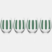 Verre À Vin Sans Pied Beverly Hills Rose & Green Bachelorette (Dos)