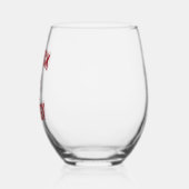 Verre À Vin Sans Pied Big Nick Energy Funny Père Noël Rude Christmas Jok (Gauche)