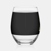 Verre À Vin Sans Pied Bigfoot Christmas Tree Santa Hat (Droite)