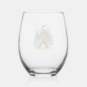 Verre À Vin Sans Pied Bigfoot Christmas Tree Santa Hat (1) (Verso)