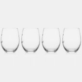 Verre À Vin Sans Pied Black Eyelashes Glam (Gauche)