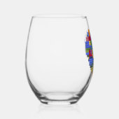 Verre À Vin Sans Pied Bloc de construction de maître Brique de construct (Gauche)