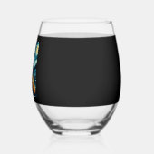 Verre À Vin Sans Pied Bloodhound Cute Dog Halloween Jack O Lantern Pumpk (Gauche)