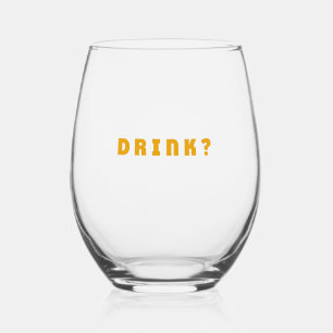 Verre À Vin Sans Pied Boire de l'alcool