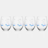 Verre À Vin Sans Pied Bonheur (Recto)