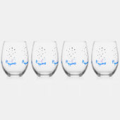 Verre À Vin Sans Pied Bonheur (Dos)