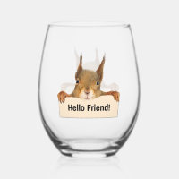 Bonjour ami Funny Squirrel