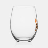 Verre À Vin Sans Pied Bonjour automne (Droite)