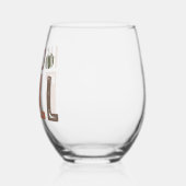 Verre À Vin Sans Pied Bonjour Automne (Gauche)