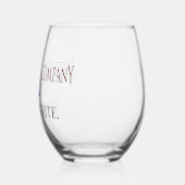 Verre À Vin Sans Pied Brattleboro Ice Company Glass (Gauche)