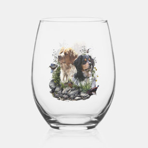 Verre À Vin Sans Pied Bretagne Espagnol, Passion pour les oiseaux
