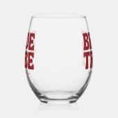 Verre À Vin Sans Pied Bride Tribe Burgundy Bridal Shower (Gauche)