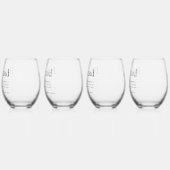 Verre À Vin Sans Pied Bridesmaid Définition personnalisée Favoriser (Gauche)