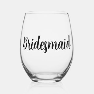 Verre À Vin Sans Pied Bridesmaid Wedding