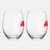 Verre À Vin Sans Pied Bug d'amour le plus doux (Droite)