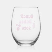 Verre À Vin Sans Pied Bunco Babe personnalisée (Recto)