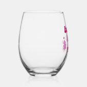 Verre À Vin Sans Pied Bunco Babe personnalisée (Gauche)