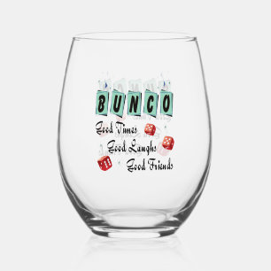 Verre À Vin Sans Pied Bunco Dice Friend