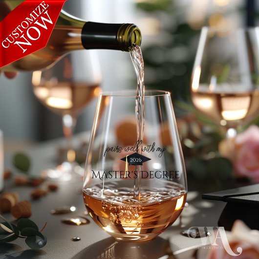 Verre À Vin Sans Pied Ça se marie bien avec mon Casquette