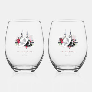 Verre À Vin Sans Pied Cadeau de Mariage pour Enterrement de Vie de Jeune