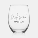 Verre À Vin Sans Pied Cadeau de proposition en verre de vin de domestiqu<br><div class="desc">Découvrez la meilleure façon de dire "merci" à vos servantes avec notre cadeau personnalisé Bridesmaid Wine Glass Proposition. Chaque verre à vin est méticuleusement conçu pour célébrer le lien unique que vous partagez avec votre fête de mariage. Qu'il s'agisse d'une douche nuptiale, d'une fête de bachelorette ou du jour de...</div>