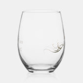 Verre À Vin Sans Pied Cadeau personnalisé 20e anniversaire Keepsaké pers (Droite)