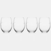 Verre À Vin Sans Pied California Home Sweet Home (Gauche)