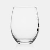 Verre À Vin Sans Pied Cardboardeaux pour Box Wine Drôle Citation Cat (Droite)