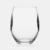 Verre À Vin Sans Pied Celtic Monogram Wine Glass Set (Gauche)