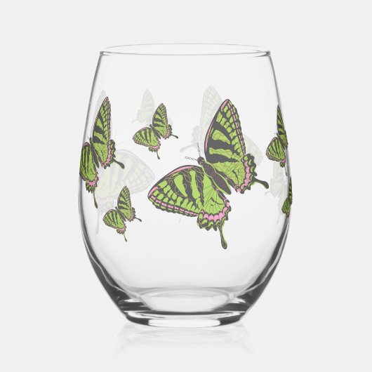 Verre À Vin Sans Pied Celtic Papillon (Recto)