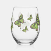 Verre À Vin Sans Pied Celtic Papillon (Verso)