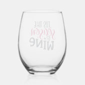 Verre À Vin Sans Pied 'C'est la saison du vin (Verso)