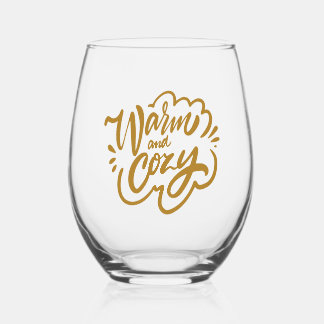 Verre À Vin Sans Pied Chaleureux et cosy