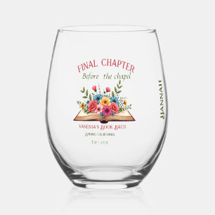 Verre À Vin Sans Pied Chapitre final Avant la Chapelle Livre Bachelorett