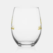 Verre À Vin Sans Pied Chardon Abercrombie Gold Crowned (Droite)