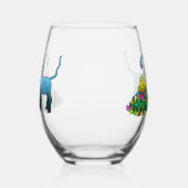 Verre À Vin Sans Pied Chasse aux oeufs de Pâques (Gauche)