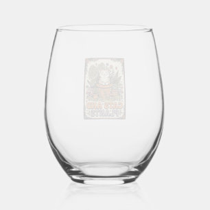 Verre À Vin Sans Pied Chats Et Plantes Chat Plantes Cottagecore Vintage