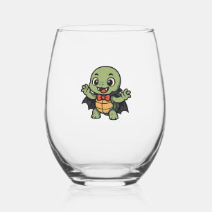 Verre À Vin Sans Pied Chemise oversize Halloween vampire tortue effrayan