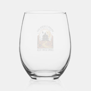 Verre À Vin Sans Pied Chemise Technicien de Scène de Crime Drôle Hallowe