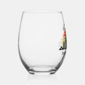 Verre À Vin Sans Pied Chicago Sunset Customized Trip Souvenir (Droite)