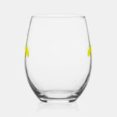 Verre À Vin Sans Pied Chick Pâques mignon (Gauche)