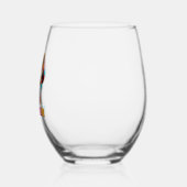 Verre À Vin Sans Pied Chien Beagle de l'état d'esprit (Gauche)