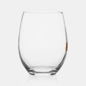 Verre À Vin Sans Pied Chien de Père Noël Goldendoodle (Droite)