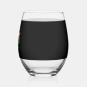 Verre À Vin Sans Pied Chihuahua Christmas Lights Xmas Dog Classic T-Shir (Gauche)