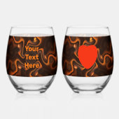 Verre À Vin Sans Pied Chocolat mexicain (Verso)