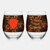 Verre À Vin Sans Pied Chocolat mexicain (Recto)