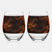 Verre À Vin Sans Pied Chocolat mexicain (Gauche)