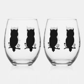 Verre À Vin Sans Pied Chouette (Gauche)