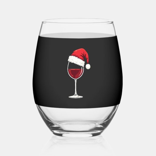 Verre À Vin Sans Pied Christmas (Recto)