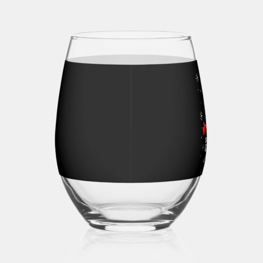 Verre À Vin Sans Pied Christmas Gnome Dancing Gnome Family Christmas (4) (Droite)